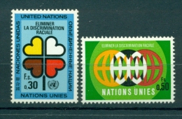 Nations Unies Géneve 1971 - Michel N.19/20 -  Eliminer La Discrimination Raciale - Unused Stamps