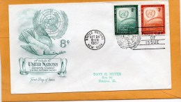 United Nations New York 1957 FDC - FDC