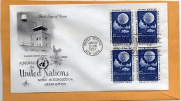 United Nations New York 1957 FDC - FDC