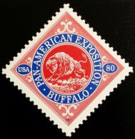 2001 USA Pan-American Exposition 80c Stamp - Buffalo #3505d Cow Ox - Vaches
