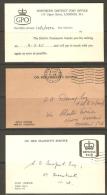 GREAT BRITAIN - Small Group Of 1950-60s Covers And Cards. Nice Lot - Luftpost & Aerogramme