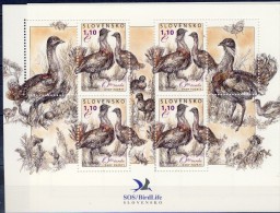 ##Slovakia 2011. [130]. Birds. Sheetlet. Michel 669. MNH(**) - Blokken & Velletjes