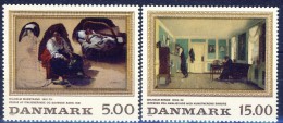 ##Denmark 1994. Paintings. Michel 1092-93. MNH(**) - Unused Stamps