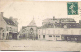 MOUY - L'Eglise, Place Du Marché - Mouy
