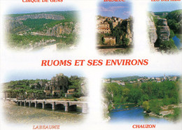 07 - RUOMS Et Ses Environs - Multivues - Edit: D. Pignol - Ruoms