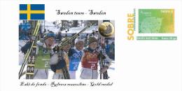 Spain 2014 - XXII Olimpics Winter Games Sochi 2014 Special Prepaid Cover - Ski De Fondo-Relevos Sweden Team - Winter 2014: Sotschi