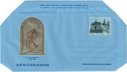 VATICANO - INTERO POSTALE / AEROGRAMMA TIPO SAN LUIGI GONZAGA L. 800 - 1991 - CATALOGO FILAGRANO "A29" - NUOVO ** - Enteros Postales