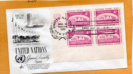 United Nations New York 1959 FDC - FDC