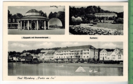 Bad Meinberg, Partie Am See 1968, Verlag: Bremer Zigarrenhaus, Bad Meinberg, POSTKARTE Mit Frankatur, Mit Stempel, - Bad Meinberg