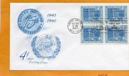 United Nations New York 1960 FDC - FDC