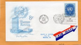 United Nations New York 1958 FDC - FDC