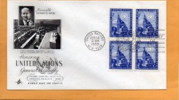 United Nations New York 1958 FDC - FDC