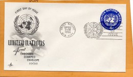 United Nations New York 1958 FDC - FDC