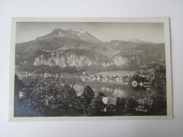 AK / Fotokarte 1928 St. Gilgen Mit Dem Zwölferhorn (Ischgl) Kunstanstalt C. Jurischek, Salzburg - Ischgl