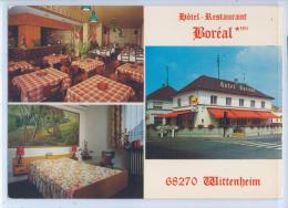 WITTENHEIM - HOTEL-RESTAURANT BOREAL - Carte 3 Vues - Wittenheim