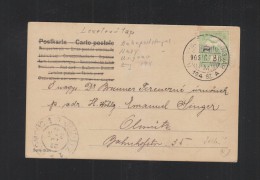 Hungary PC 1905 Raylroad Pmk. Nagy Ungvar - Lettres & Documents