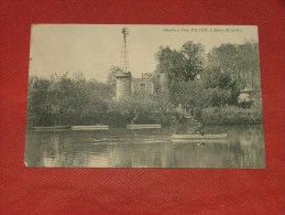 BUTRY  -  Moulin à Vent  Pilter  (carte Publicitaire)  -    1905  -     -  (2 Scans) - Butry