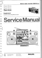 PHILIPS - Stéréo Radio Recorder D 8614 - Service Manual - Other Plans