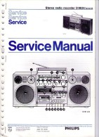 PHILIPS - Stéréo Radio Recorder D 8634 - Service Manual - Andere Plannen