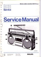 PHILIPS - Stéréo Radio Recorder D 8117 - Service Manual - Andere Plannen