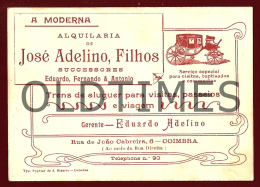 A MODERNA - ALQUILARIA DE JOSE ADELINO FILHOS - TRENS DE ALUGUER - 1910 INVOICE - Portogallo