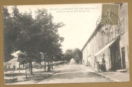 SAINT LAURENT DE CHAMOUSSET - Avenue De La Gendarmerie - Voyagée 1917 - Saint-Laurent-de-Chamousset
