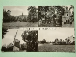 Groeten Uit SCHOORL Anno 1966 ( Zie Foto Voor Details ) !! - Schoorl