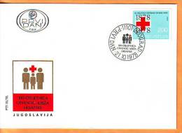 Yugoslavia 1978 Y FDC Croatian Red Cross Ann. Mi No 1748 Postmark Beograd 21.10.1978. - FDC