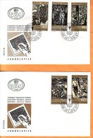 Yugoslavia 1978 Y FDC Art Social Graphics Mi No 1758-62 Postmark Beograd 28.11.1978. - FDC