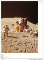 X 23   APOLLO 15 - James Irwin Près Du LM Et Du Rover - Les Monts Hadley Sont En Arrière Plan - Juillet  1971 - Astronomie