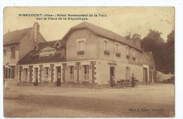 CPA - Ribécourt - Hôtel Restaurant De La Paix Sur La Place De La République - Ribecourt Dreslincourt