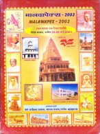 Indian Philately Book- Sourenir Of Malawapex - 2003 Philatelic Exhibition, 28-29 March 2003 At Ujjain - Livres Sur Les Collections