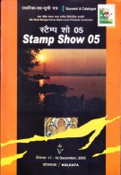 Indian Philately Book- Sourenir And Catelogue Of Stamp Show 2005, Kolkata - Libros Sobre Colecciones