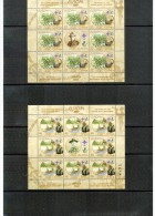 Serbien / Serbia 2007 Europa Cept  Kleiboegen / Sheets Of 8 + Label Postfrisch / MNH - 2007