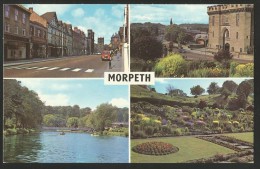 MORPETH Bridge Street Clock Tower Courthouse River Wansbeck Carlisle Park Gardens Northumberland - Andere & Zonder Classificatie