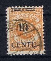 Deutsche Reich: Memel Michel  169 Used, Signed/signiert/ Approvato - Memel (Klaipeda) 1923