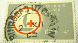 Ireland 1963 Centenary Of The Red Cross 4p - Used - Usados