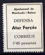 Montcada Y Reixac  ( Barcelona) - Atur Forços  -  5 Cts.- Sofima  10  / Edifil 20   Spain Civil War - Emissions Républicaines