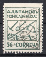 Montcada Y Reixac  ( Barcelona) -  Correus   -  5 Cts.- Sofima  14  / Edifil 24   Spain Civil War - Emissions Républicaines