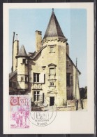 = Carte 1er Jour 19 Ussel 10 Juil 1976 N°1872 Résidence Des Ducs De Ventadour - Monuments