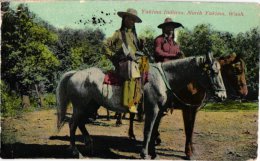 ETNISCH    4 PC   Chief Red Cloud   Legend  Woman Of Isleta Pueblo  1904  Yakima Indians North Yakima 1910 - Indios De América Del Norte