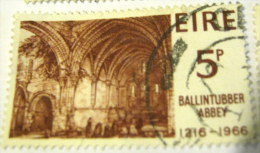 Ireland 1966 750th Anniversary Of Ballintubber Abbey 5p - Us - Oblitérés