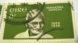 Ireland 1969 Centenary Of The Birth Of Mahatma Gandhi 6p - Used - Gebruikt