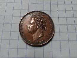 GREAT BRITAIN      ( FARTHING 1826) - B. 1 Farthing