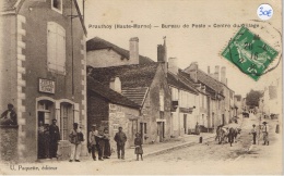 PRAUTHOY Bureau De Poste - Centre Du Village (Poste, Publicité, Vaches) - Prauthoy