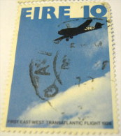 Ireland 1978 50th Anniversary Of The First East-West Transatlantic Flight 10p - Used - Usati