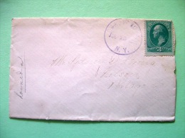 USA 1882 Cover Chautayo N.Y. To Nelson - Washington - Cartas & Documentos