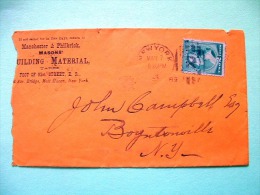 USA 1889 Cover New York To New York - Washington Scott # 213 - Storia Postale