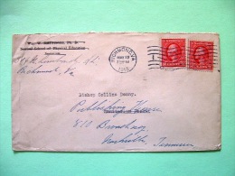 USA 1913 Cover Richmond To Tennessee - Washington - One Stamp Seems From Booklet - Cartas & Documentos