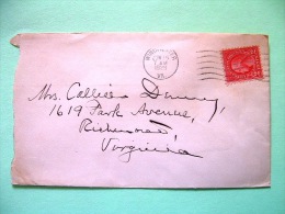 USA 1928 Cover Winchester To Richmond - Washington - Cartas & Documentos